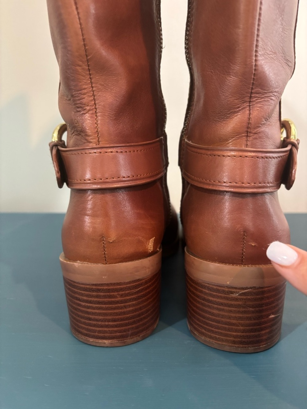 ❤️SALE❤️ Coach Carolina Leather Riding Boots - Picture 8 of 16